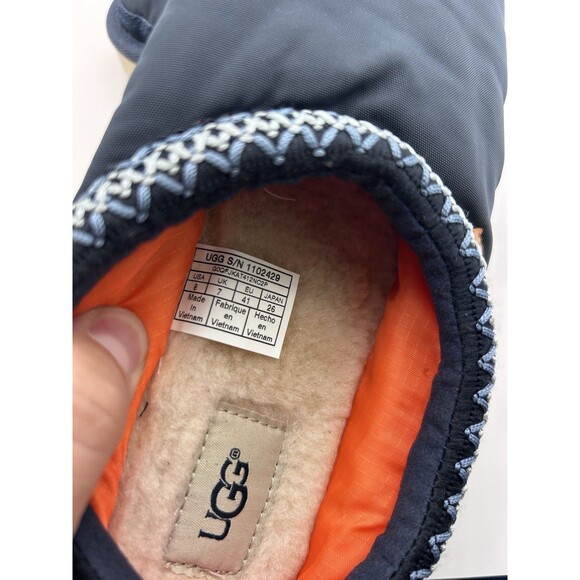 MENS 8 BOMBER NAVY UGG TASMAN MLT MILITARY PUFFER LOAFERS SLIPPERS 1102429 main image 7